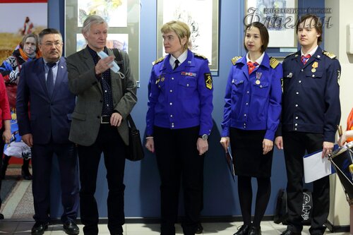 Открытие выставки работ  художника-иллюстратора Евгении Ивановны Стерлиговой YE1A0470